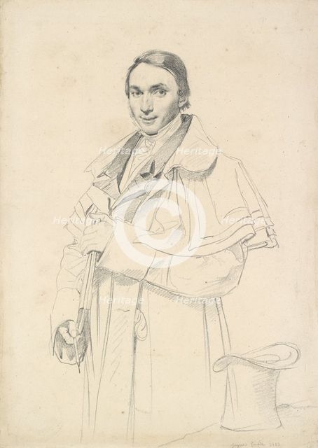 Three-quarter-length Portrait of Jean-Francois-Antoine Forest, 1823. Artist: Jean-Auguste-Dominique Ingres.