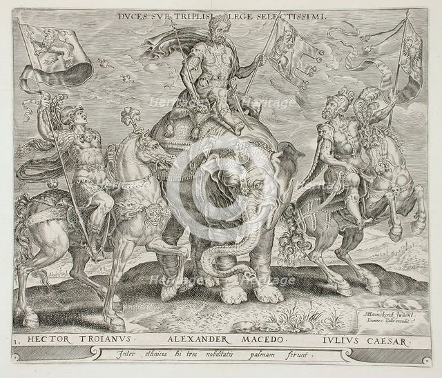 Three Roman Emperors, 1567. Creator: Harmen Jansz Muller.