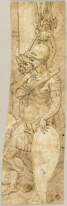 Three Roman Soldiers, n.d. Creator: Unknown
