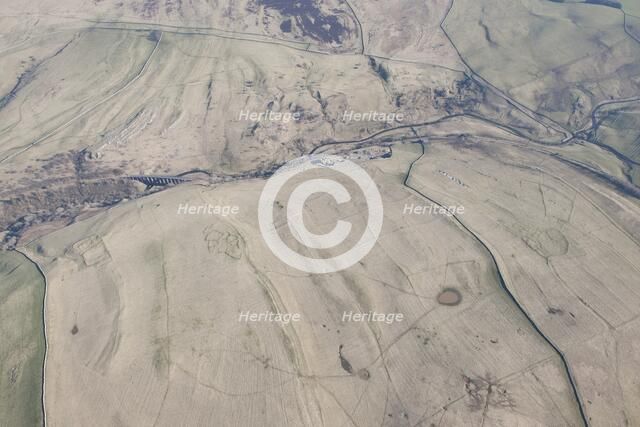 Three Romano-British enclosed settlement earthworks, Intake, Crosby Garrett Fell, Cumbria, 2014. Creator: Historic England Staff Photographer.
