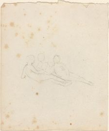 Three Reclining Female Figures. Creator: John Flaxman