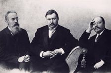 Three Russian composers, 1905. Creator: Unknown