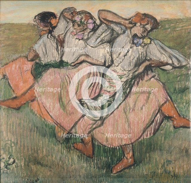 Three Russian Dancers, End 1890s.