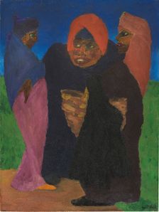 Three women, 1915. Creator: Emil Nolde