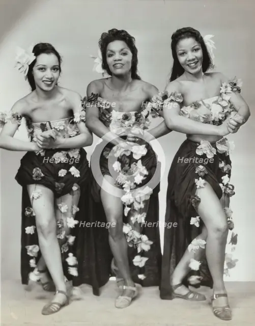 Three women, 1938. Creator: Unknown.