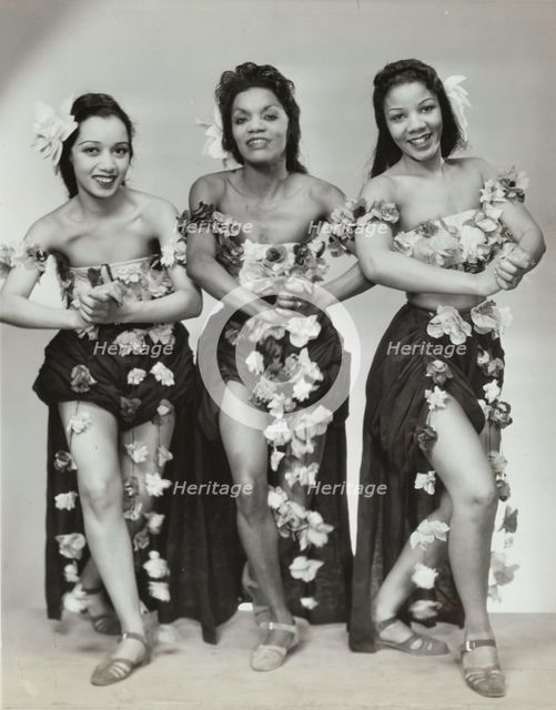 Three women, 1938. Creator: Unknown.