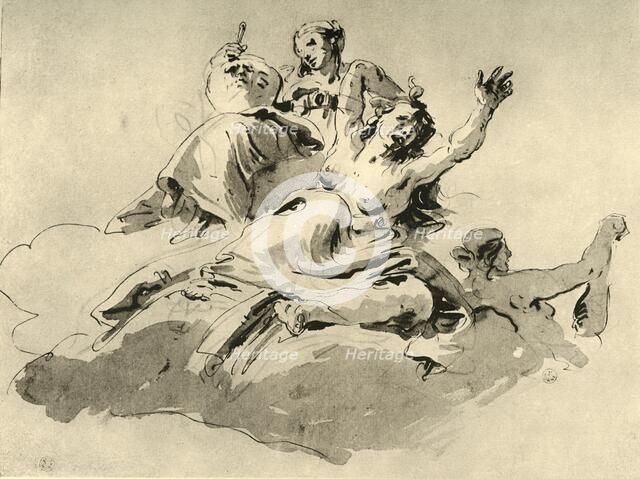 'Three Women', mid 18th century, (1928). Artist: Giovanni Battista Tiepolo.