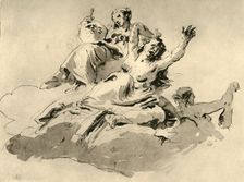 Three Women mid 18th century, (1928). Artist: Giovanni Battista Tiepolo
