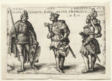 Three Worthy Christians, after 1516. Creator: Daniel I Hopfer (German, c. 1470-1536); Hans Burgkmair (German, 1473-1531), after a design by