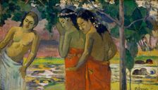 Three Tahitian Women, 1896. Creator: Paul Gauguin