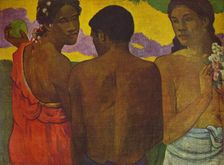 Three Tahitians 1899 (1935). Artist: Paul Gauguin