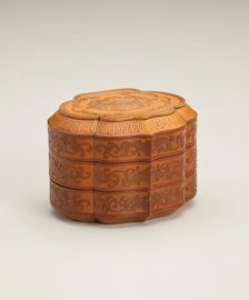 Three-tier box, 19th century. Creator: Unknown