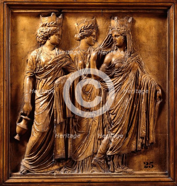 Three Tyches; The Three cities, (19th century?). Creator: Unknown.