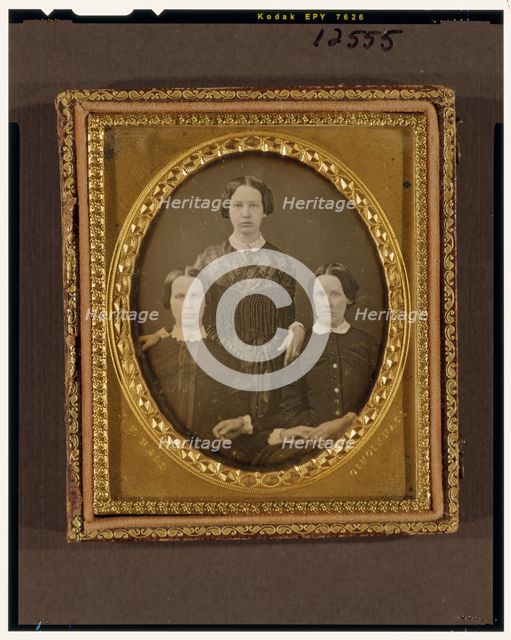 Three unidentified woman, between 1847 and 1860. Creator: James Presley Ball.