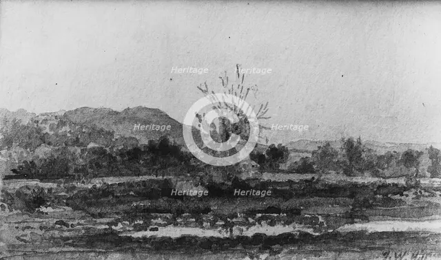 Three Views, No. 3: Mount Carmel, near New Haven, Connecticut, . Creator: John William Hill.