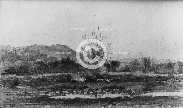 Three Views, No. 3: Mount Carmel, near New Haven, Connecticut, . Creator: John William Hill.