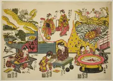 Three Young Dreamers, c. 1760. Creator: Torii Kiyohiro