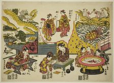 Three Young Dreamers, c. 1760. Creator: Torii Kiyohiro