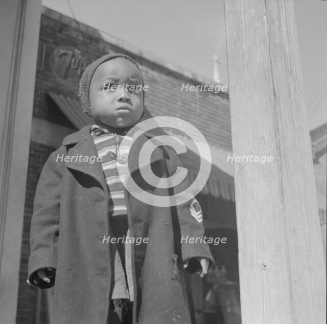 Three year-old boy, Daytona Beach, Florida, 1943. Creator: Gordon Parks.