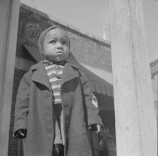 Three year-old boy, Daytona Beach, Florida, 1943. Creator: Gordon Parks