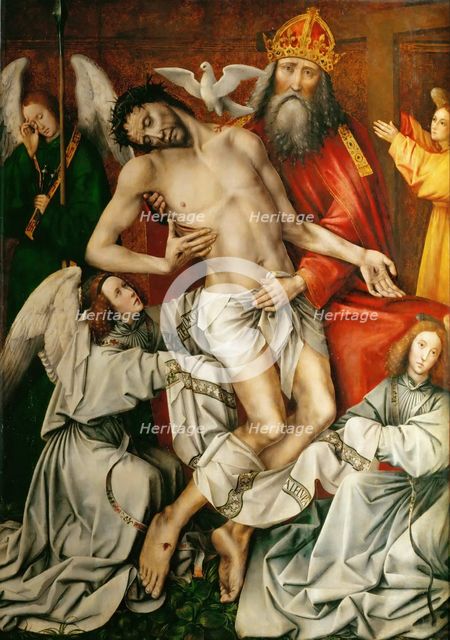 Throne of Mercy, ca 1510-1515. Creator: Coter, Colijn de (ca. 1445-ca. 1540).