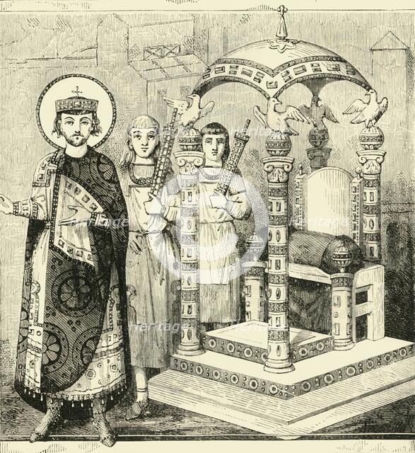 'Throne of the Byzantine Emperors', 1890.   Creator: Unknown.