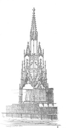 Throne - Exeter Cathedral 1847. Creator: George Truefitt
