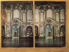 Throne Hall in the Moscow Kremlin, Russia, 1861. Artist: Wilhelm Schneider