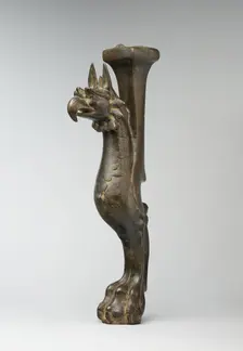 Throne Leg in the Shape of a Griffin, probably Western Iran, late 7th-early 8th century. Creator: Unknown