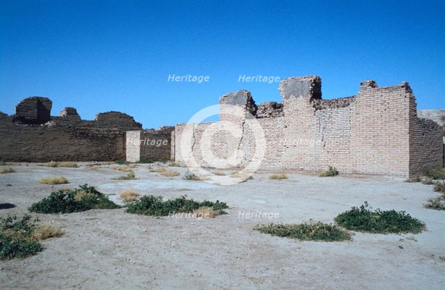 Throne room, Palace of Nebuchadnezzar II, Babylon, Iraq. Creator: Vivienne Sharp.