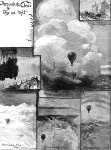 Through the Clouds by Day and Night, 1881. Creator: Unknown