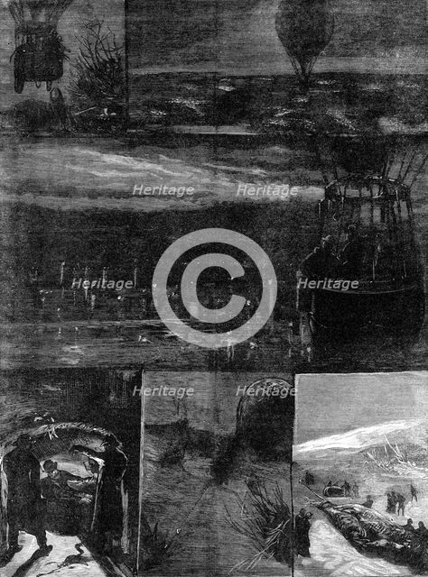 Through the Clouds by Day and Night, 1881. Creator: Unknown.