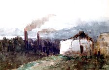 Through the Industrial Landscape 1850-1855. Artist: Edmond De Concourt