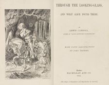 Through the Looking-Glass by Lewis Carroll, 1868-1870. Creator: Tenniel, Sir John (1820-1914)