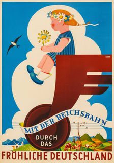 Through Cheerful Germany with the Reichsbahn, 1937. Creator: Anon
