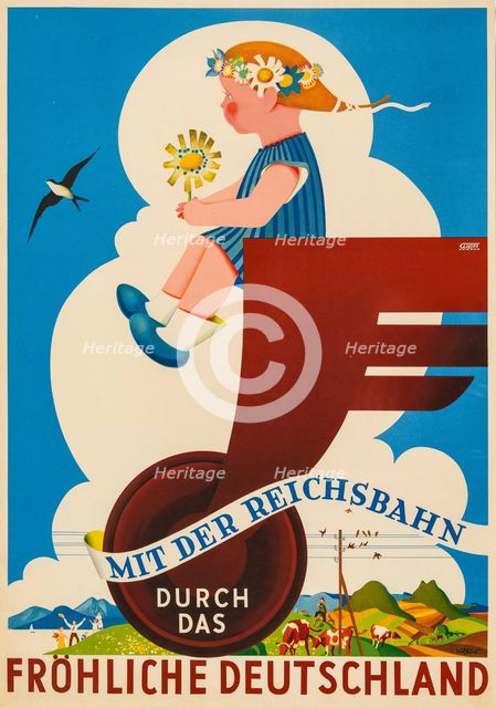Through Cheerful Germany with the Reichsbahn, 1937. Creator: Anon.