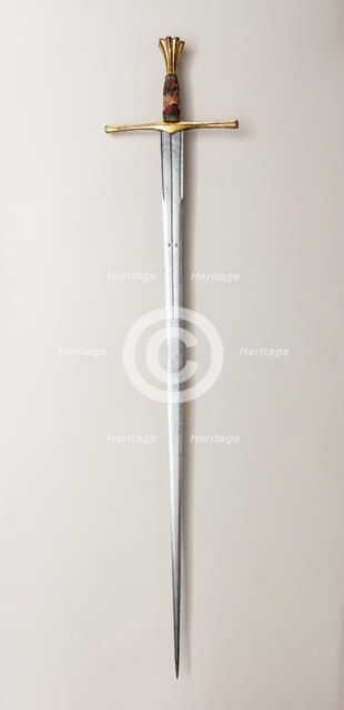 Thrusting Sword (Spada da Stocco), probably Italian or Spanish, ca. 1500. Creator: Unknown.