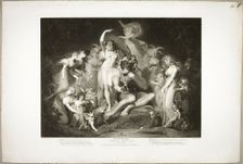 Titania and Bottom with the Ass's Head, 1796. Creator: Jean Pierre Simon