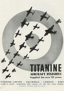 Titanine Aircraft Finishes 1941. Creator: Unknown
