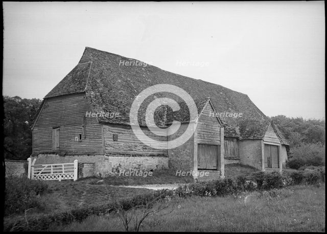Tithe Barn, Cherhill, Wiltshire, Wiltshire, 1930s. Creator: Marjory L Wight.