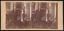 Titian Ramsay Peale at G Street Residence, Washington, D.C. - Front Parlor, Circa 1862. Creator: Titian Ramsay Peale