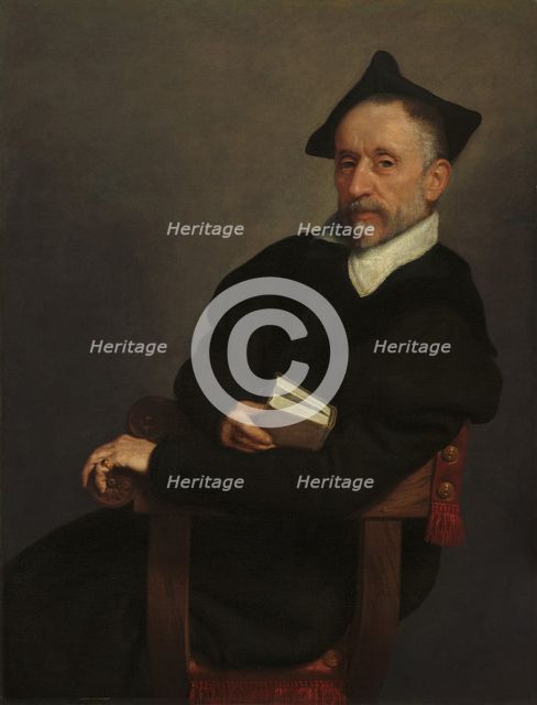 Titian's Schoolmaster, c. 1575. Creator: Giovanni Battista Moroni.