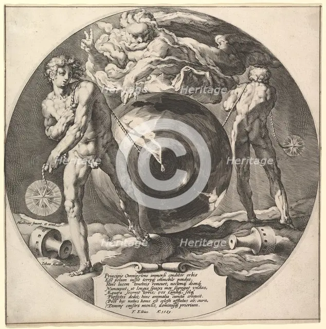Title: Creation of the World, ca. 1592. Creator: Jan Muller.