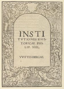 Title border, early 16th century. Creator: Hans Cranach