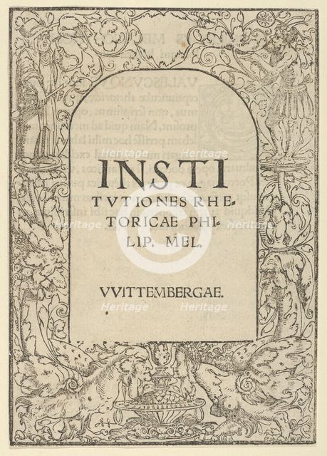 Title border, early 16th century. Creator: Hans Cranach.