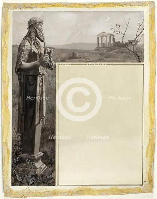 Title (for Lamia), 1885. Creator: Will H. Low.