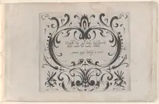 Title for the Print Series Grateske voer golt smeden Schrijnwerkers Ende andere ..., ca. 1610-1630. Creator: Meinert Gelijs