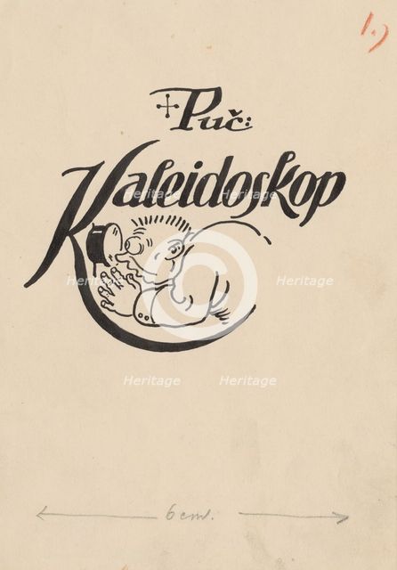 Title Letter to the Kaleidoscope Collection of Drawings, around 1940. Creator: Andrej Kovacik.