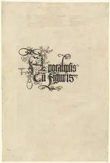 Title Page, 1498. Creator: Albrecht Durer