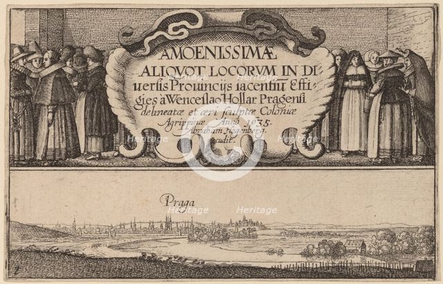 Title Page, 1635. Creator: Wenceslaus Hollar.